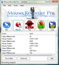 Mouse Recorder Pro 2 2 2.0.7.0 screenshot. Click to enlarge!