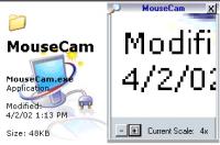 MouseCam 1.0 screenshot. Click to enlarge!