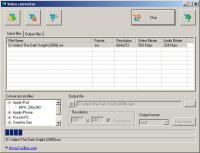 Movie Converter C4 screenshot. Click to enlarge!