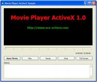 Movie Player ActiveX (OCX) 1.0 screenshot. Click to enlarge!