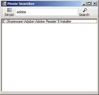 Movie Searcher 1.0.0.0 screenshot. Click to enlarge!