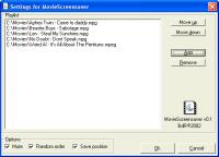 MovieScreensaver 0.1 screenshot. Click to enlarge!