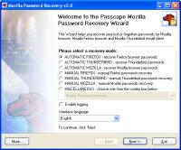 Mozilla Password Recovery 5.7.0.487 screenshot. Click to enlarge!