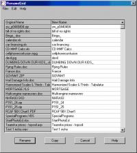 Multi-Filename Editor 2.02 screenshot. Click to enlarge!