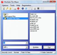 Mutilate File Wiper 2.97 screenshot. Click to enlarge!