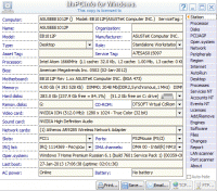 MvPCinfo 3.6.1.5 screenshot. Click to enlarge!