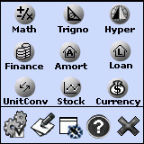 MxCalc- Palm Calculator 3.0 screenshot. Click to enlarge!