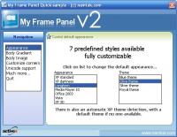 My Frame Panel ActiveX 2.01 screenshot. Click to enlarge!