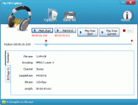 My Mp3 Splitter 2.2.4 screenshot. Click to enlarge!