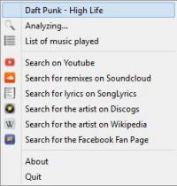 My Music Recognition 1.3 screenshot. Click to enlarge!