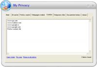 My Privacy 4.0 screenshot. Click to enlarge!