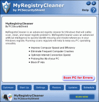 My Registry Cleaner Fixer 2007 screenshot. Click to enlarge!
