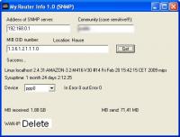 My Router Info via SNMP 1.0 screenshot. Click to enlarge!