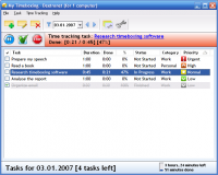 My Timeboxing 2.01 screenshot. Click to enlarge!