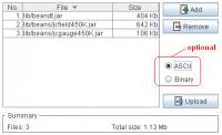 MyFTPUploader 1.5 screenshot. Click to enlarge!