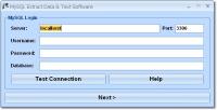 MySQL Extract Data & Text Software 7.0 screenshot. Click to enlarge!
