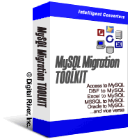 MySQL Migration Toolkit 5.5 screenshot. Click to enlarge!
