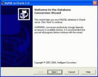 MySQL-to-Oracle 3.5 screenshot. Click to enlarge!