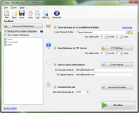 MySQLBackupFTP 5.0.0.1412 screenshot. Click to enlarge!