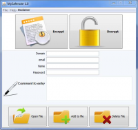 MySafenote 1.0 screenshot. Click to enlarge!