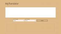 MyTranslator8 1.0.0.3 screenshot. Click to enlarge!