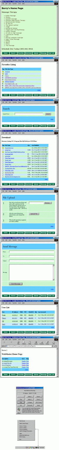 MyWebServer 1.0.3 screenshot. Click to enlarge!