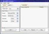 NBX Audio Converter 2.0 screenshot. Click to enlarge!