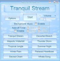 Natural Ambience - Sound Therapy Software 1.5 screenshot. Click to enlarge!