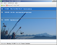 Neat Alarm Clock 1.10 screenshot. Click to enlarge!