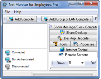 Net Monitor for Employees Pro 5.1.16 screenshot. Click to enlarge!