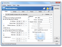 NetSetMan 4.4.0 screenshot. Click to enlarge!