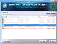 Network Password Decryptor 7.5 screenshot. Click to enlarge!