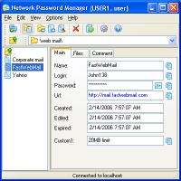 Network Password Manager 5.0 screenshot. Click to enlarge!