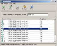 Network Ping 2.42 screenshot. Click to enlarge!