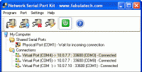 Network Serial Port Kit 5.8.7 screenshot. Click to enlarge!