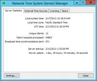 Network Time System 2.3.4 screenshot. Click to enlarge!