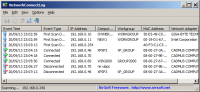NetworkConnectLog 1.10 screenshot. Click to enlarge!