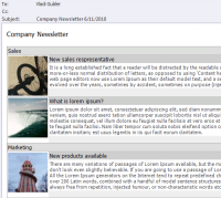 Newsletter 1.9.10 screenshot. Click to enlarge!