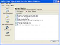 NextGeneration .NET Code Generator 1.5.1 screenshot. Click to enlarge!