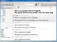 NexusFont 2.6.1.1853 screenshot. Click to enlarge!