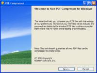 Nice PDF Compressor 3.0 screenshot. Click to enlarge!