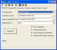Nice PDF Creator 3.02 screenshot. Click to enlarge!