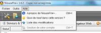 NiouzeFire Portable 1.7.3 screenshot. Click to enlarge!