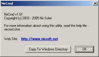 NirCmd 2.81 screenshot. Click to enlarge!