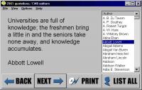 Notable Quotables 1.01 screenshot. Click to enlarge!