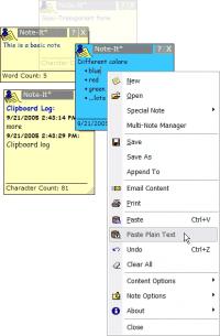 Note-It 4.6.0.4 screenshot. Click to enlarge!