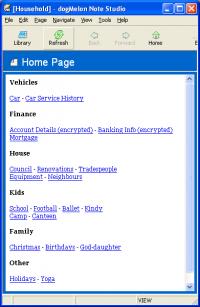 Note Studio for Mac OSX 3.3.2 screenshot. Click to enlarge!