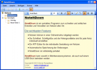 NoteItDown 1.5.0.0 screenshot. Click to enlarge!