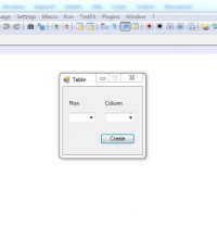 Notepad   Table  screenshot. Click to enlarge!