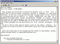 Notification Mail 1.0 screenshot. Click to enlarge!